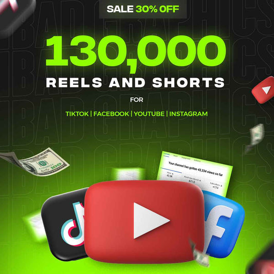 130k Ultimate Mega Reels Bundle